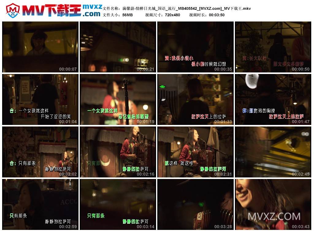 满馨蔚-情醉日光城_国语_流行_MB405542